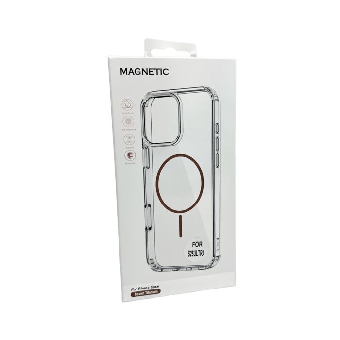 Чохол Cosmic Acrylic Thin Magnetic for Samsung Galaxy S25 Ultra Gold (AcColMagiSS25PUGold)