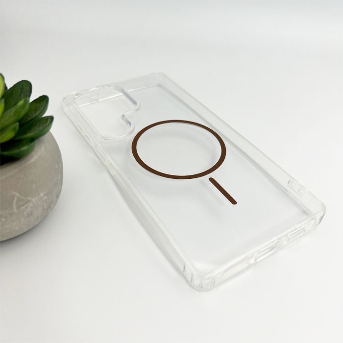 Чохол Cosmic Acrylic Thin Magnetic for Samsung Galaxy S25 Ultra Gold (AcColMagiSS25PUGold)