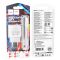 Мережевий зарядний пристрій з кабелем HOCO C109A(10.5W) Fighter single port charger set(Type-C) White (6942007656610)