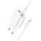 Мережевий зарядний пристрій HOCO C109A(PD20W+QC3.0) Fighter PD20W+QC3.0 charger set(C to iP) White (6942007656726)