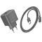 Мережевий зарядний пристрій з кабелем HOCO CS11A Ocean single port charger set(iP) Black (6942007603560)
