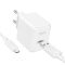 Мережевий зарядний пристрій з кабелем HOCO CS11A Ocean single port charger set(Micro) White (6942007603591)