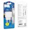 Мережевий зарядний пристрій з кабелем HOCO CS11A Ocean single port charger set(Micro) White (6942007603591)