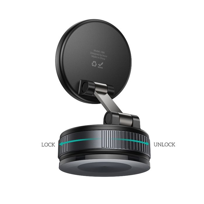 Автотримач для телефона HOCO H86 Dragon manual suction cup magnetic holder(universal) (6942007658560)