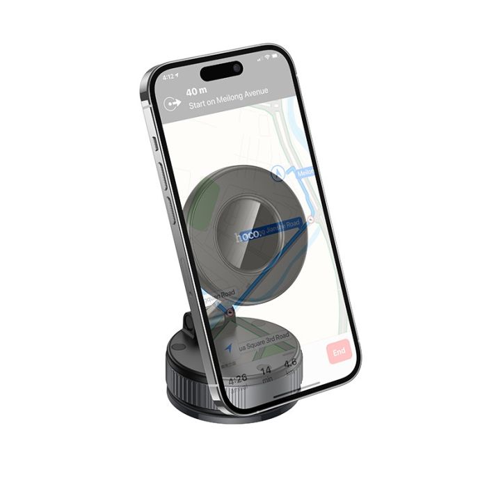Автотримач для телефона HOCO H86 Dragon manual suction cup magnetic holder(universal) (6942007658560)
