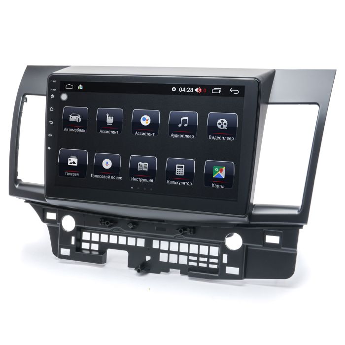 Штатна магнітола Prime-X 22-006/10B, 4+32, 4G. MITSUBISHI Lancer Х 2007+