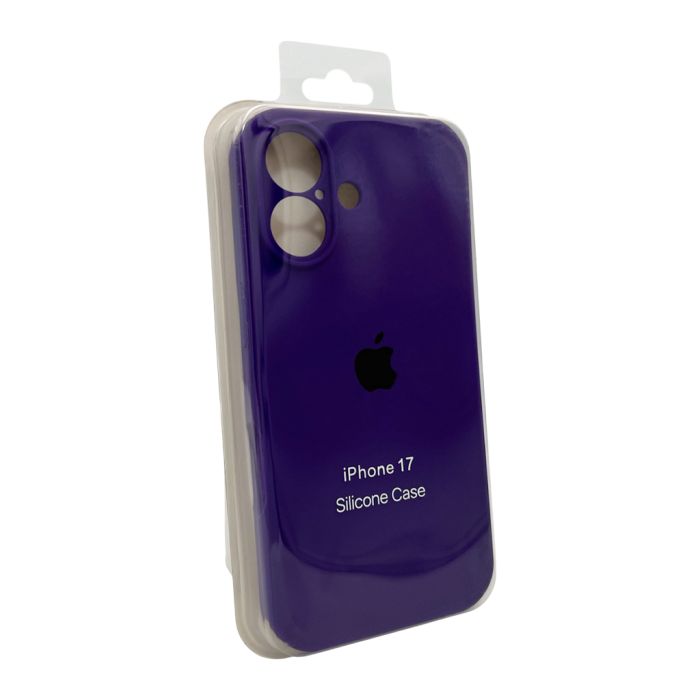 Чохол для смартфона Silicone Full Case AA Camera Protect for Apple iPhone 17 22,Dark Purple (FullAAi17-22)
