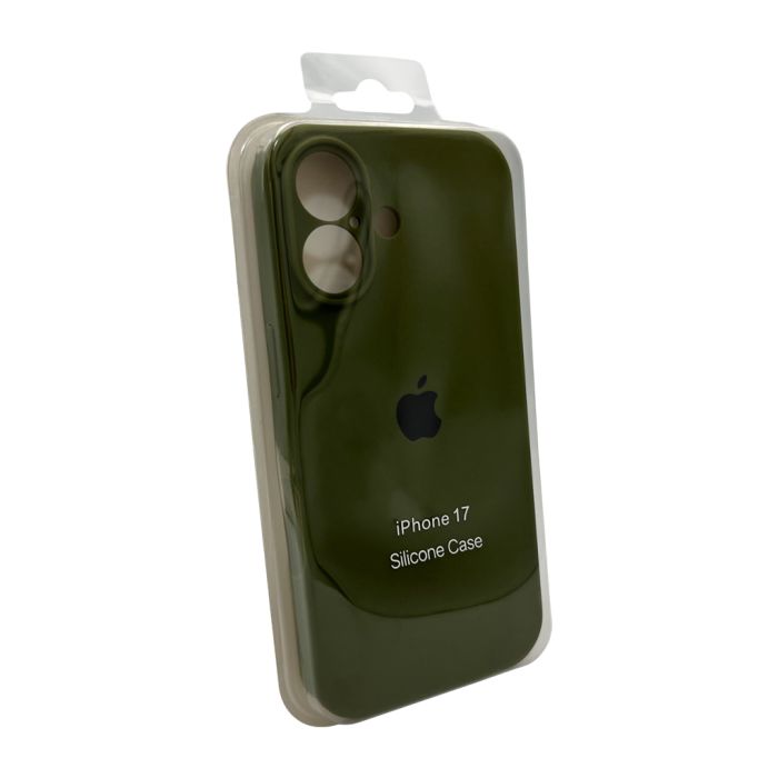 Чохол для смартфона Silicone Full Case AA Camera Protect for Apple iPhone 17 29,Army Green (FullAAi17-29)