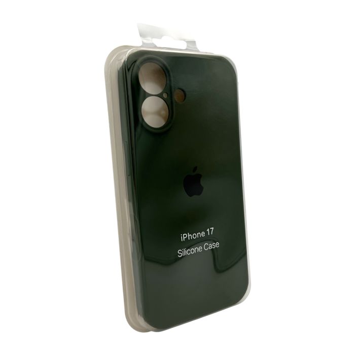 Чохол для смартфона Silicone Full Case AA Camera Protect for Apple iPhone 17 31,Dark Green (FullAAi17-31)
