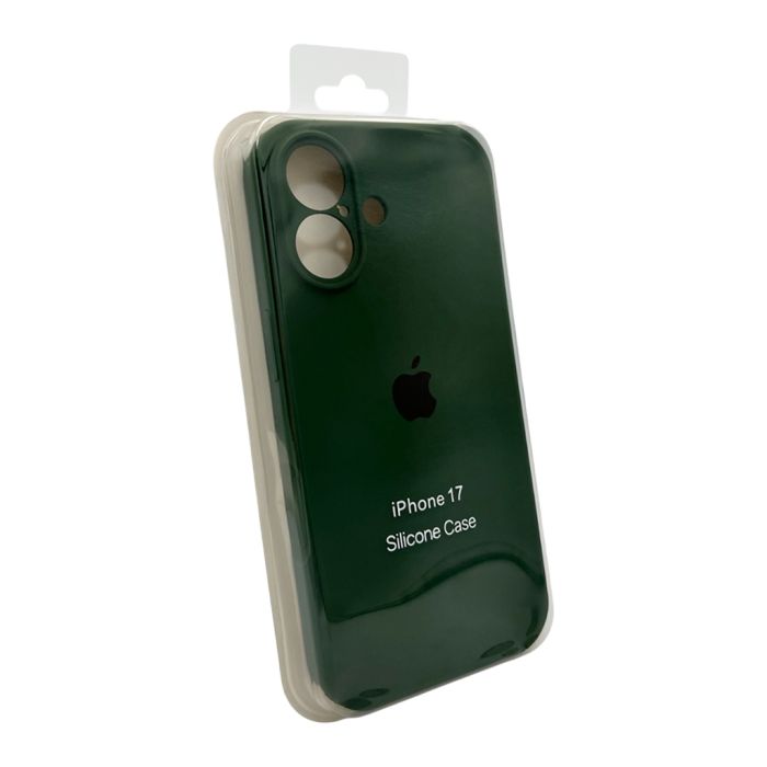 Чохол для смартфона Silicone Full Case AA Camera Protect for Apple iPhone 17 40,Atrovirens (FullAAi17-40)