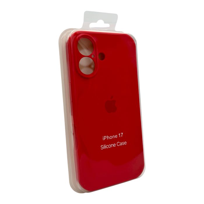 Чохол для смартфона Silicone Full Case AA Camera Protect for Apple iPhone 17 43,Berry Red (FullAAi17-43)