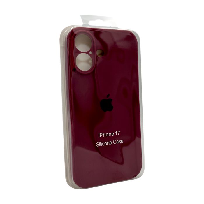 Чохол для смартфона Silicone Full Case AA Camera Protect for Apple iPhone 17 47,Plum (FullAAi17-47)