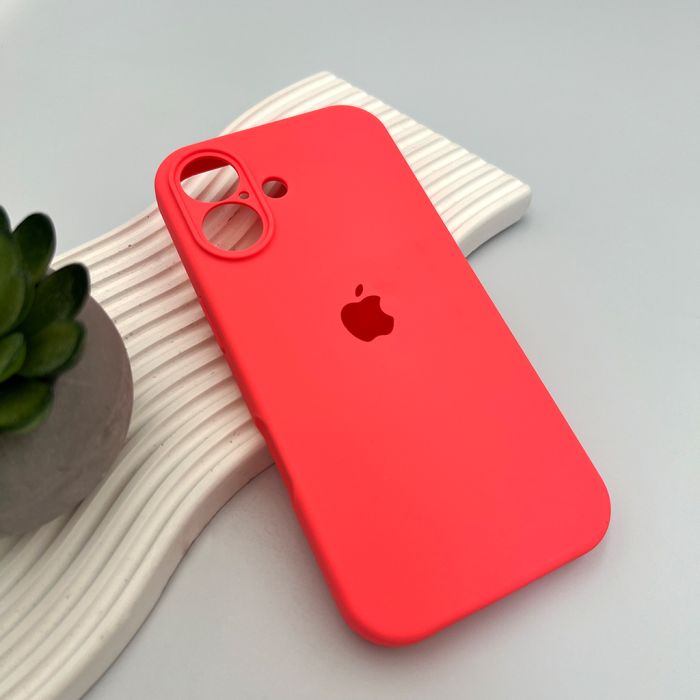 Чохол для смартфона Silicone Full Case AA Camera Protect for Apple iPhone 17 50,Pink Orange (FullAAi17-50)