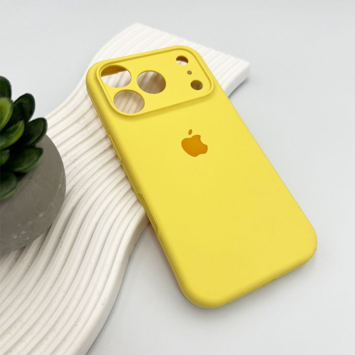 Чохол для смартфона Silicone Full Case AA Camera Protect for Apple iPhone 17 Pro 4,Yellow (FullAAi17P-4)