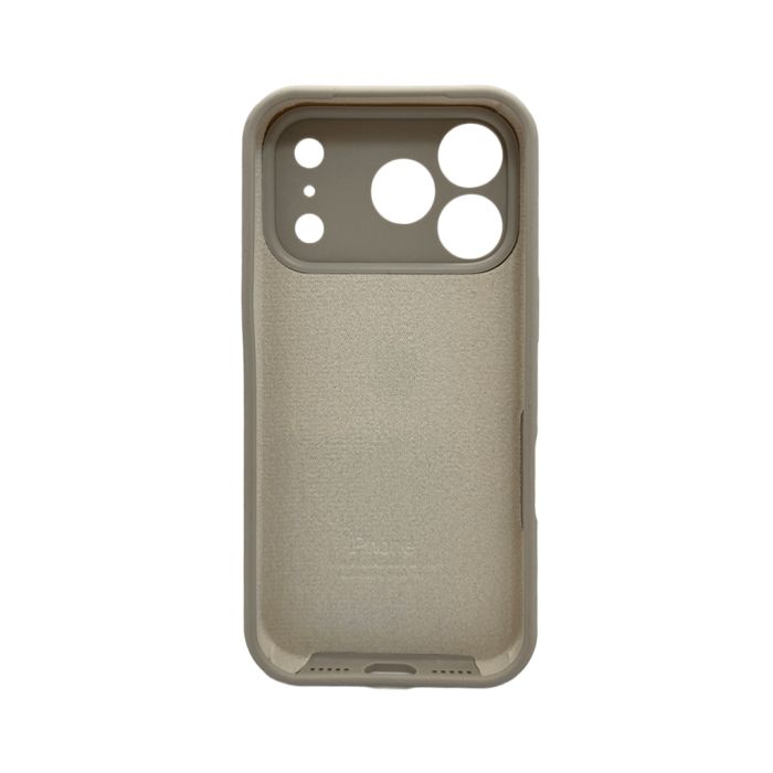 Чохол для смартфона Silicone Full Case AA Camera Protect for Apple iPhone 17 Pro 9,Antique White (FullAAi17P-9)
