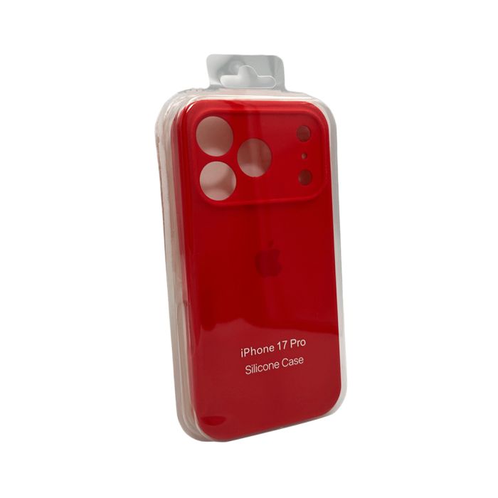 Чохол для смартфона Silicone Full Case AA Camera Protect for Apple iPhone 17 Pro 11,Red (FullAAi17P-11)