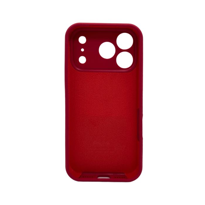 Чохол для смартфона Silicone Full Case AA Camera Protect for Apple iPhone 17 Pro 21,Rose Red (FullAAi17P-21)