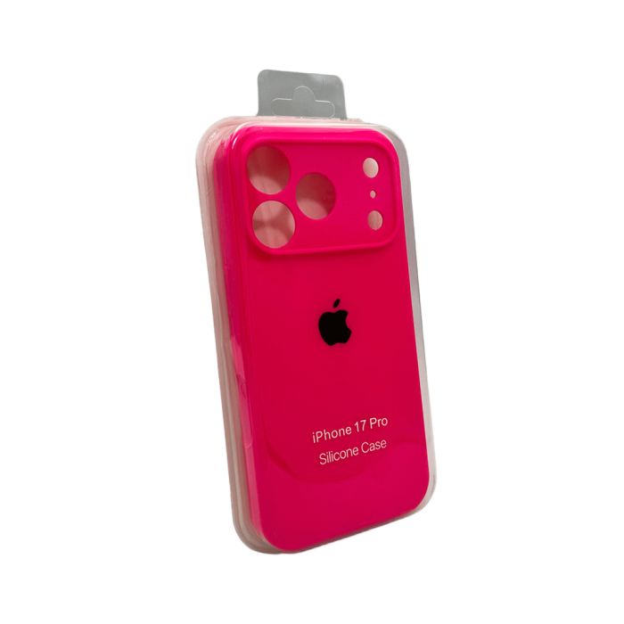 Чохол для смартфона Silicone Full Case AA Camera Protect for Apple iPhone 17 Pro 23,Shyny Pink (FullAAi17P-23)