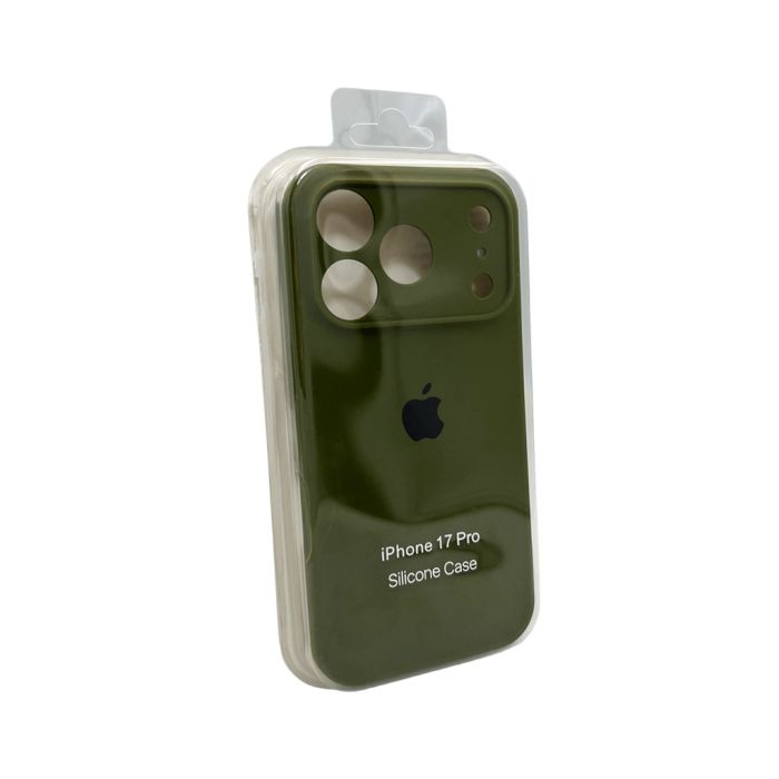 Чохол для смартфона Silicone Full Case AA Camera Protect for Apple iPhone 17 Pro 29,Army Green (FullAAi17P-29)