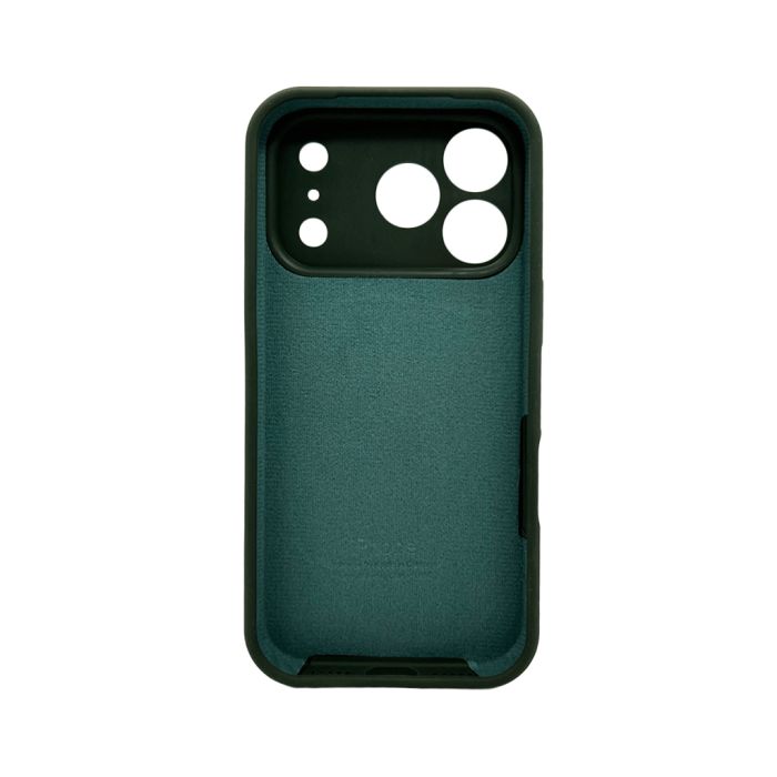 Чохол для смартфона Silicone Full Case AA Camera Protect for Apple iPhone 17 Pro 31,Dark Green (FullAAi17P-31)