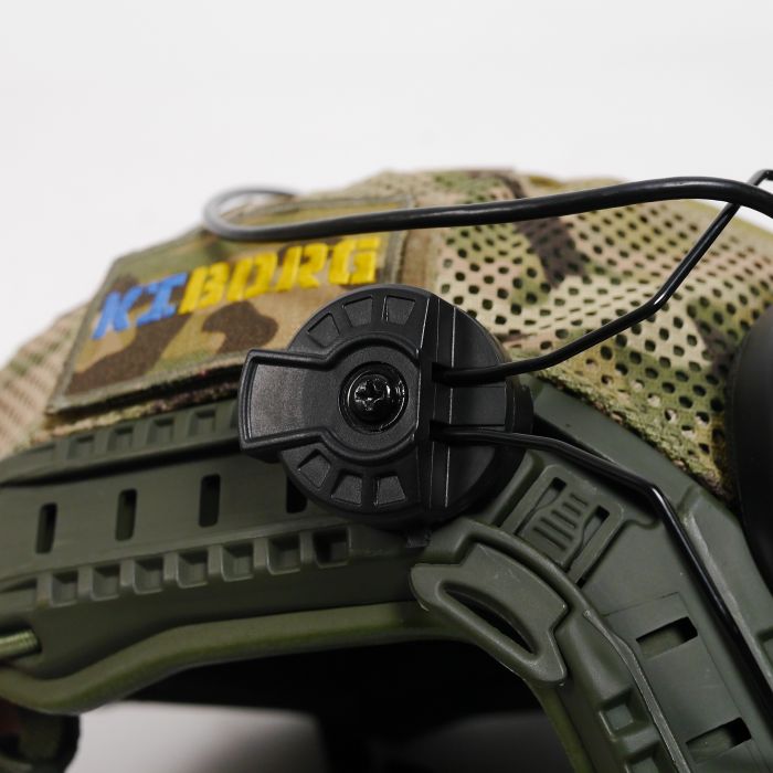 Тактические наушники EARMOR M31Н с креплением Олива