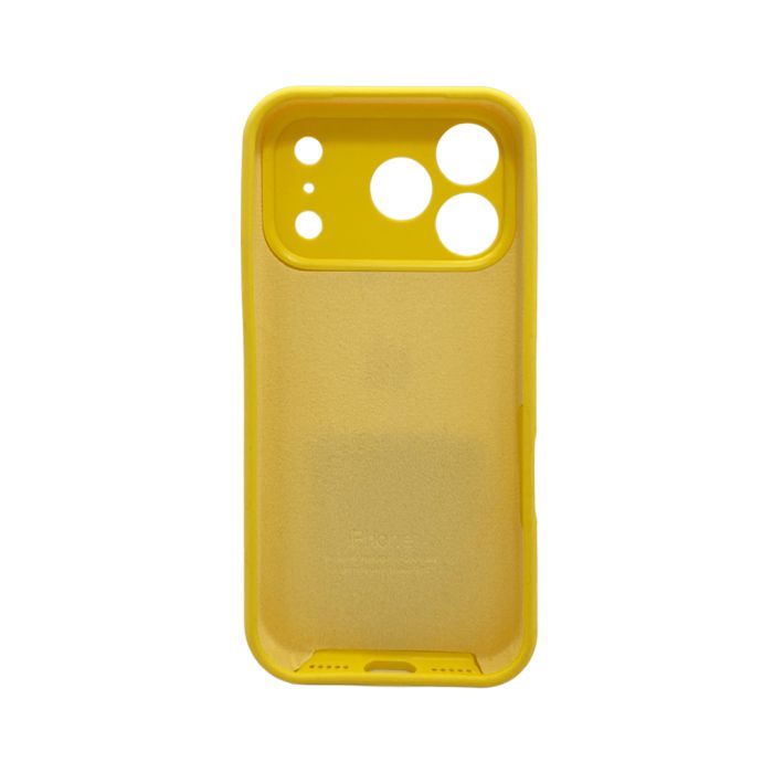 Чохол для смартфона Silicone Full Case AA Camera Protect for Apple iPhone 17 Pro 33,Canary Yellow (FullAAi17P-33)