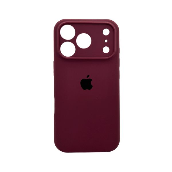Чохол для смартфона Silicone Full Case AA Camera Protect for Apple iPhone 17 Pro 35,Maroon (FullAAi17P-35)