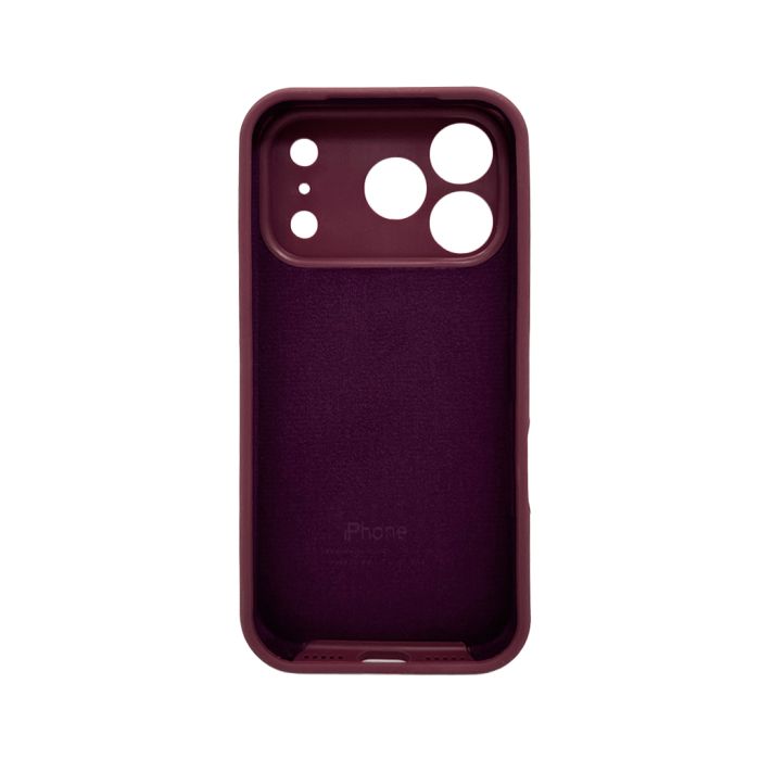 Чохол для смартфона Silicone Full Case AA Camera Protect for Apple iPhone 17 Pro 35,Maroon (FullAAi17P-35)