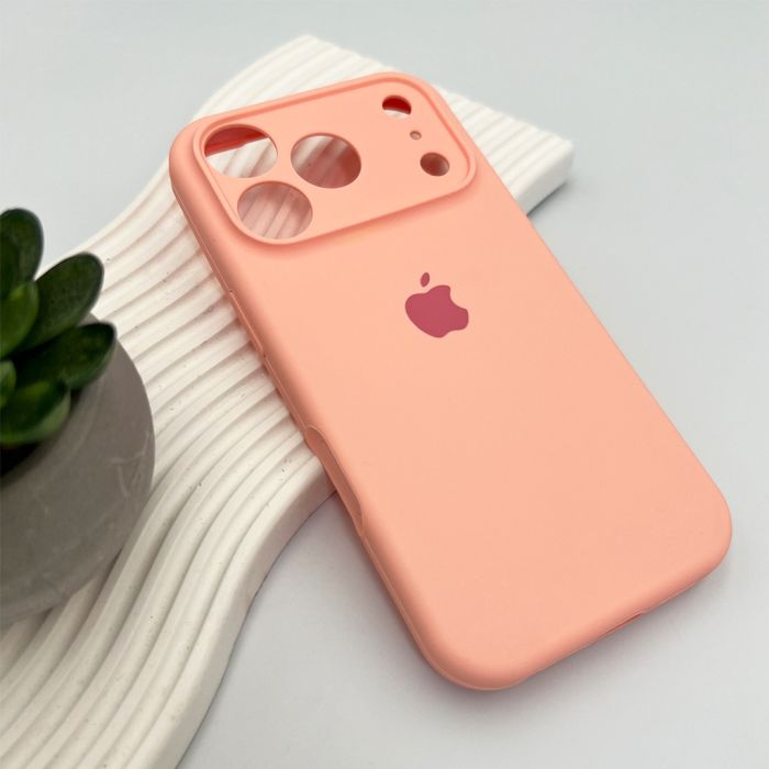 Чохол для смартфона Silicone Full Case AA Camera Protect for Apple iPhone 17 Pro 37,Grapefruit (FullAAi17P-37)