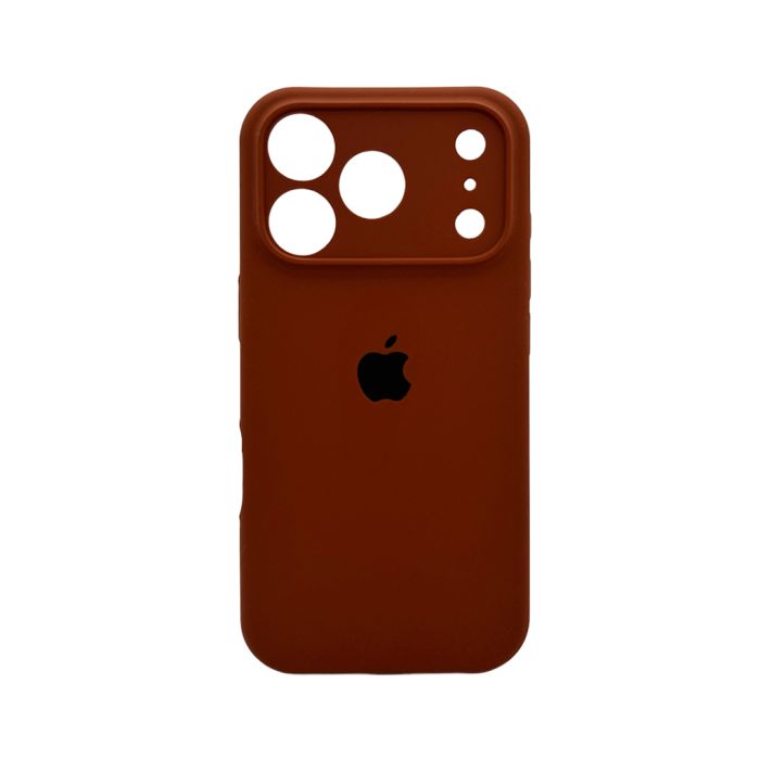 Чохол для смартфона Silicone Full Case AA Camera Protect for Apple iPhone 17 Pro 42,Saddle Brown (FullAAi17P-42)