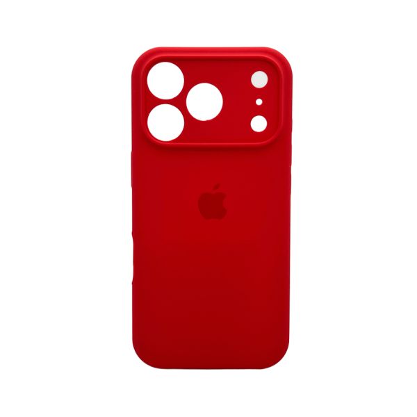 Чохол для смартфона Silicone Full Case AA Camera Protect for Apple iPhone 17 Pro 43,Berry Red (FullAAi17P-43)