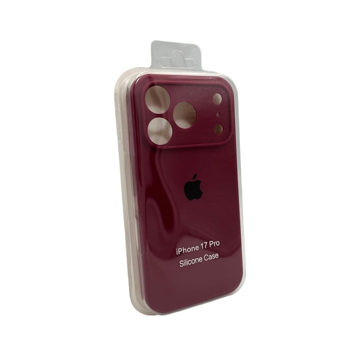 Чохол для смартфона Silicone Full Case AA Camera Protect for Apple iPhone 17 Pro 47,Plum (FullAAi17P-47)