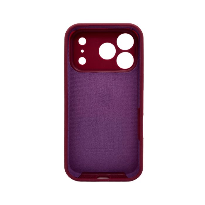 Чохол для смартфона Silicone Full Case AA Camera Protect for Apple iPhone 17 Pro 47,Plum (FullAAi17P-47)
