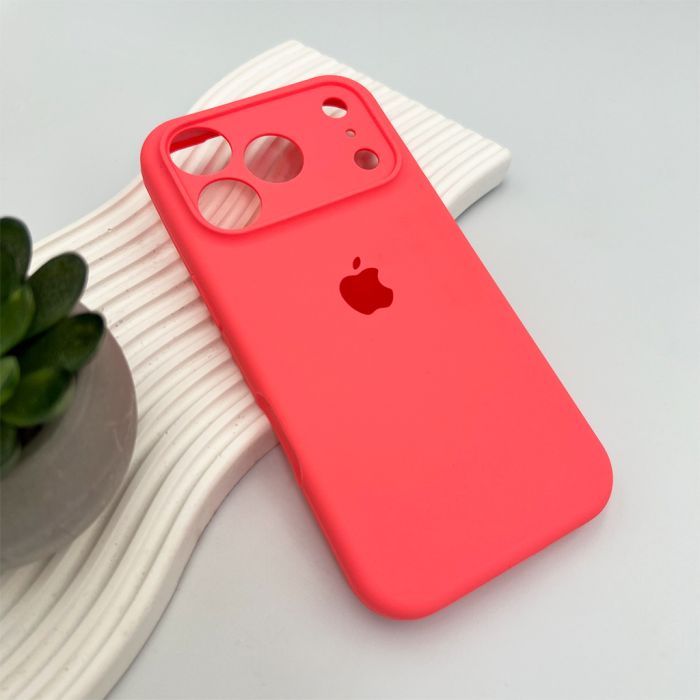 Чохол для смартфона Silicone Full Case AA Camera Protect for Apple iPhone 17 Pro 50,Pink Orange (FullAAi17P-50)