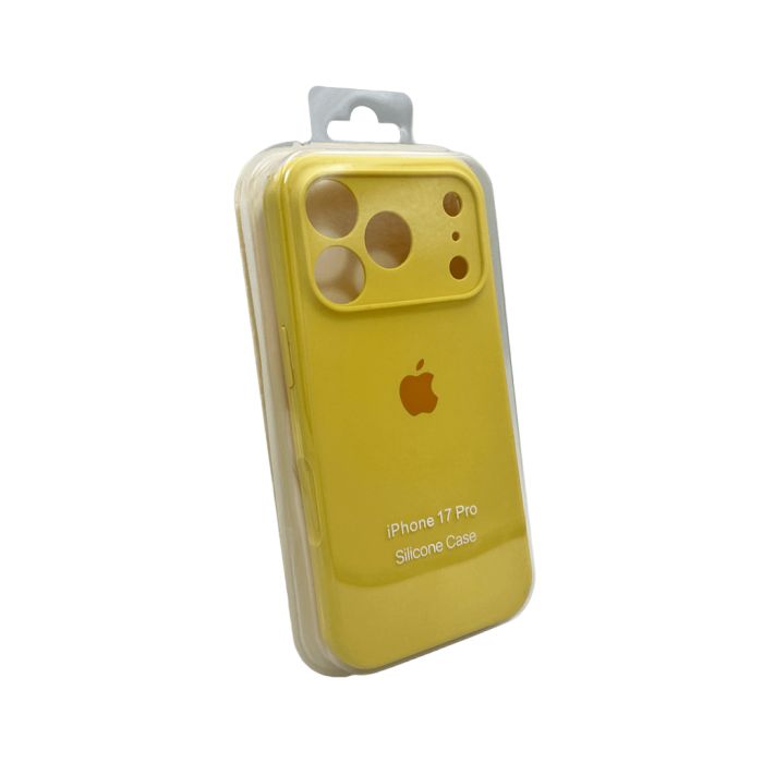 Чохол для смартфона Silicone Full Case AA Camera Protect for Apple iPhone 17 Pro Max 4,Yellow (FullAAi17PM-4)