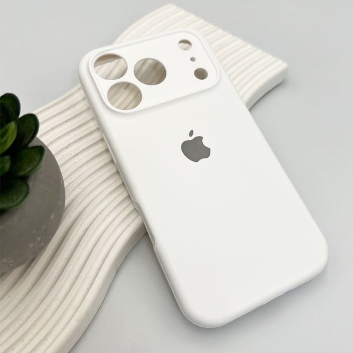 Чохол для смартфона Silicone Full Case AA Camera Protect for Apple iPhone 17 Pro Max 8,White (FullAAi17PM-8)