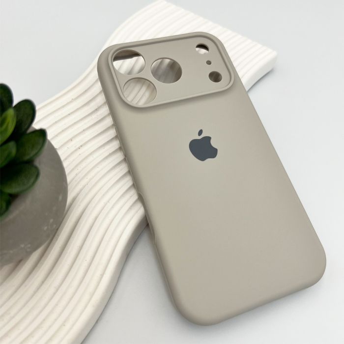 Чохол для смартфона Silicone Full Case AA Camera Protect for Apple iPhone 17 Pro Max 9,Antique White (FullAAi17PM-9)
