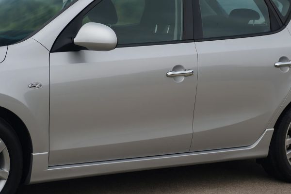 Хромированные Накладки на Ручки (4 шт., Нержавейка) OmsaLine - Итальянская Нержавейка для Hyundai I-30 2007-2011 гг