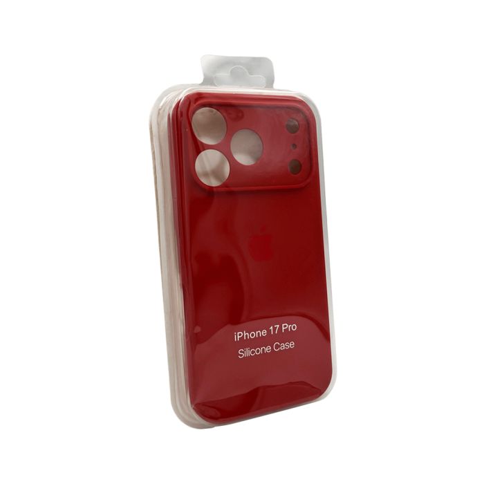 Чохол для смартфона Silicone Full Case AA Camera Protect for Apple iPhone 17 Pro Max 20,China Red (FullAAi17PM-20)
