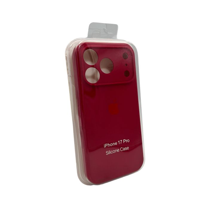 Чохол для смартфона Silicone Full Case AA Camera Protect for Apple iPhone 17 Pro Max 21,Rose Red (FullAAi17PM-21)
