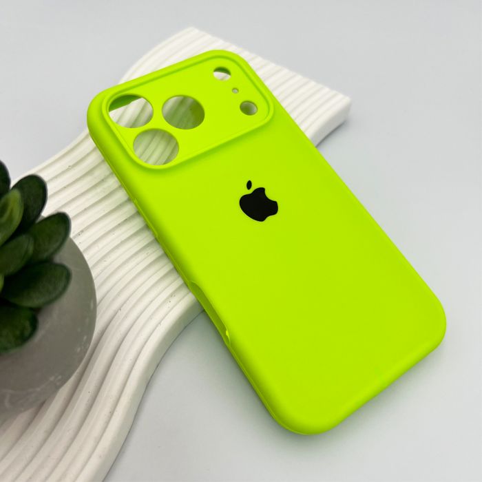 Чохол для смартфона Silicone Full Case AA Camera Protect for Apple iPhone 17 Pro Max 24,Shiny Green (FullAAi17PM-24)