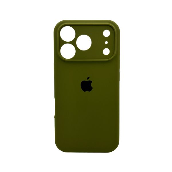 Чохол для смартфона Silicone Full Case AA Camera Protect for Apple iPhone 17 Pro Max 29,Army Green (FullAAi17PM-29)