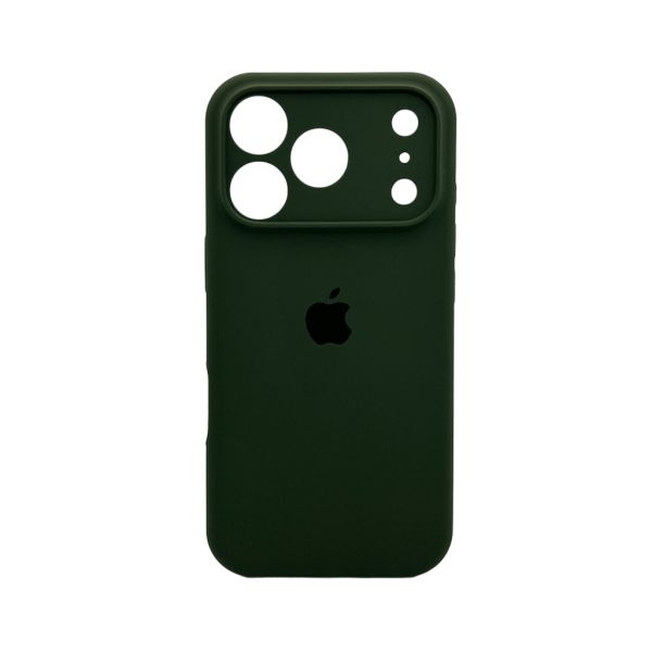 Чохол для смартфона Silicone Full Case AA Camera Protect for Apple iPhone 17 Pro Max 31,Dark Green (FullAAi17PM-31)