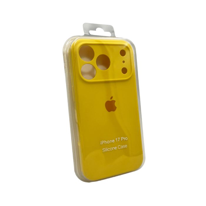 Чохол для смартфона Silicone Full Case AA Camera Protect for Apple iPhone 17 Pro Max 33,Canary Yellow (FullAAi17PM-33)