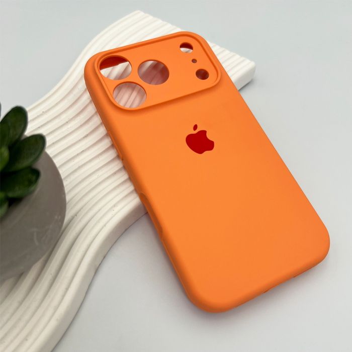 Чохол для смартфона Silicone Full Case AA Camera Protect for Apple iPhone 17 Pro Max 34,Papaya (FullAAi17PM-34)