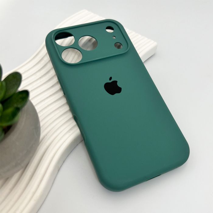 Чохол для смартфона Silicone Full Case AA Camera Protect for Apple iPhone 17 Pro Max 46,Pine Green (FullAAi17PM-46)