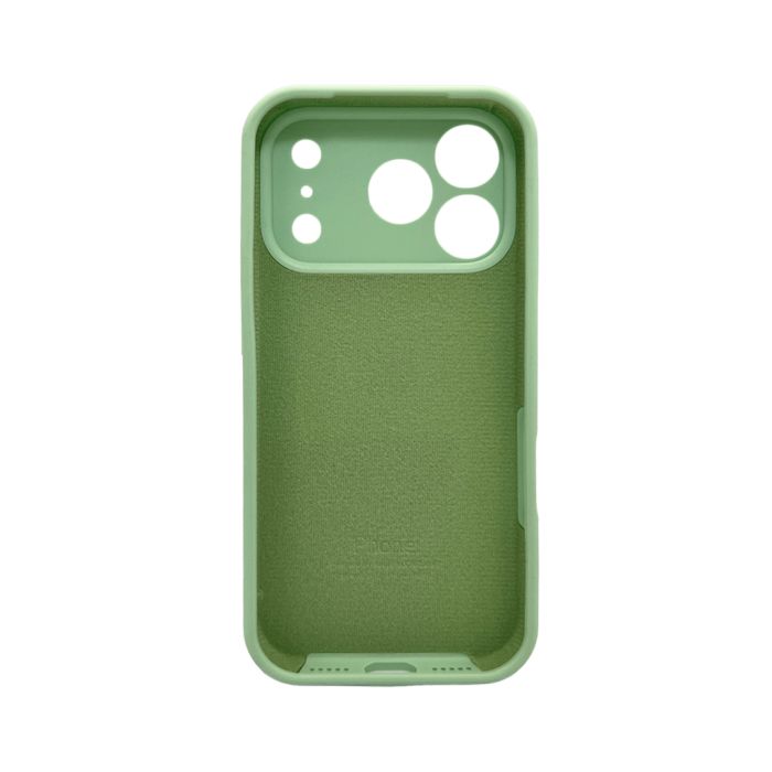 Чохол для смартфона Silicone Full Case AA Camera Protect for Apple iPhone 17 Pro Max 51,Avokado Green (FullAAi17PM-51)