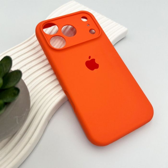 Чохол для смартфона Silicone Full Case AA Camera Protect for Apple iPhone 17 Pro Max 52,Orange (FullAAi17PM-52)