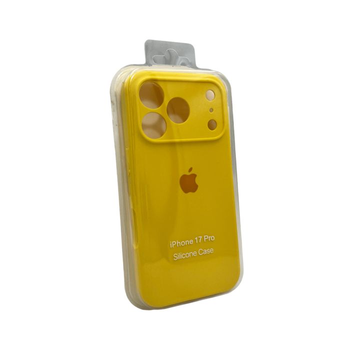 Чохол для смартфона Silicone Full Case AA Camera Protect for Apple iPhone 17 Pro Max 56,Sunny Yellow (FullAAi17PM-56)