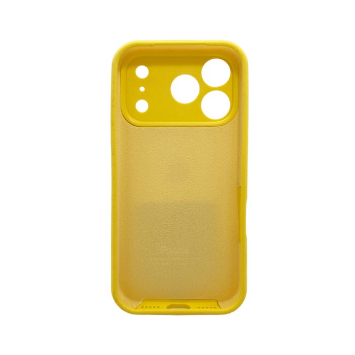 Чохол для смартфона Silicone Full Case AA Camera Protect for Apple iPhone 17 Pro Max 56,Sunny Yellow (FullAAi17PM-56)